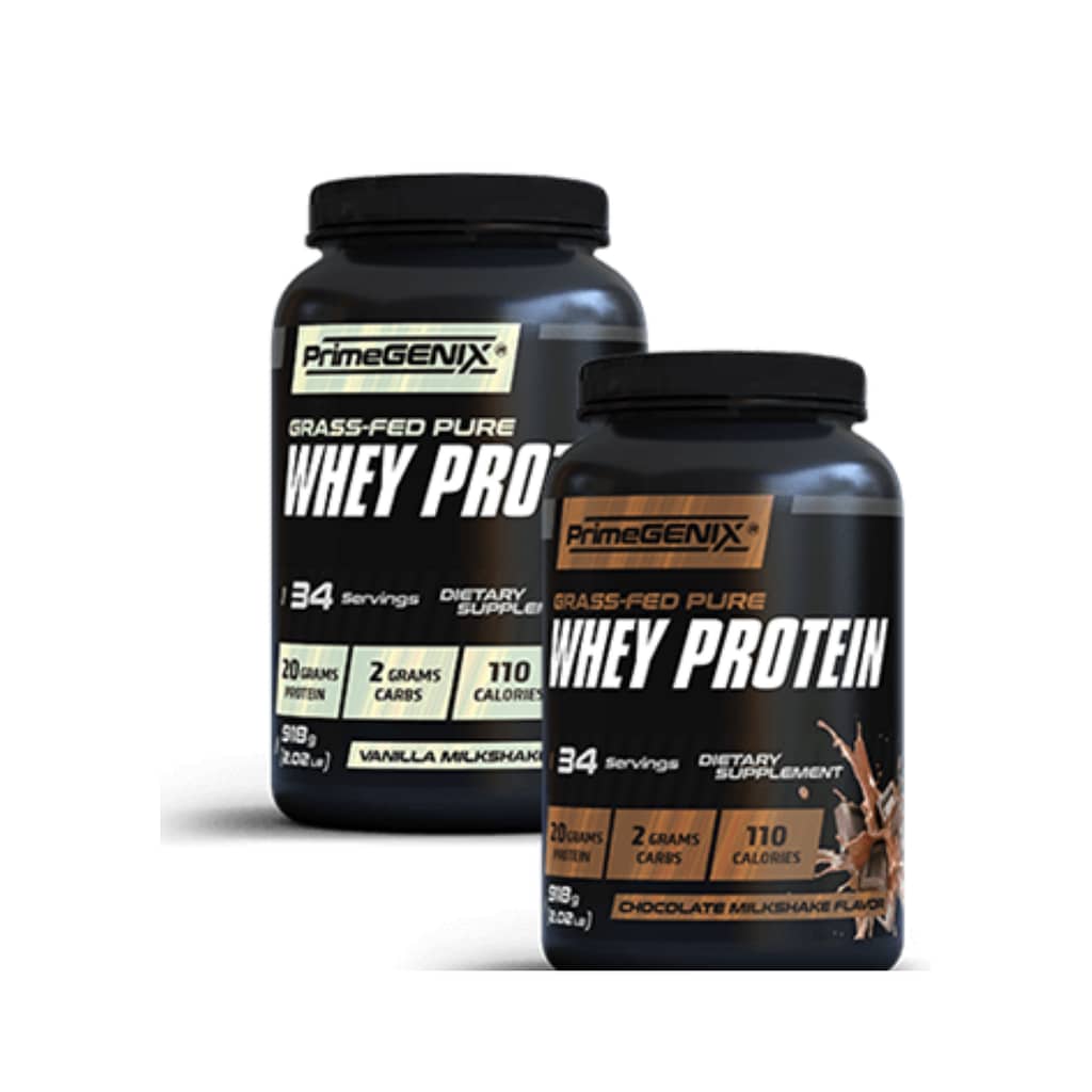 2 Bottles Premium Grass-Fed Whey Protein